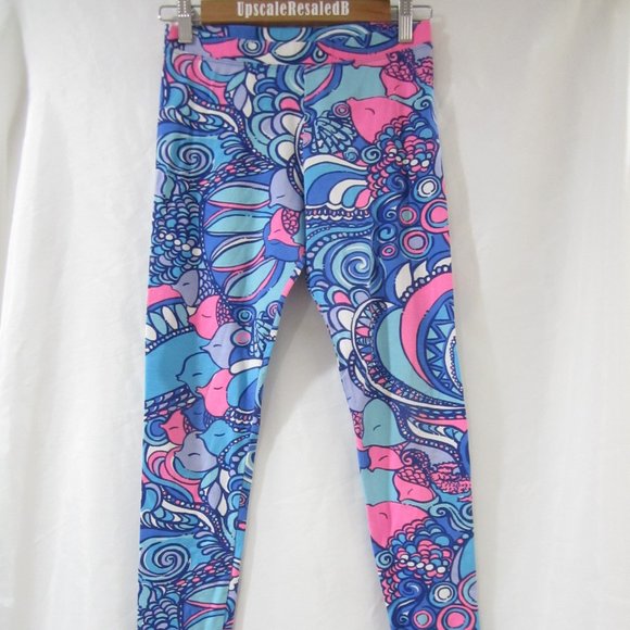 Lilly Pulitzer XL 12 14 Maia Sea Jewels Leggings - Picture 1 of 7